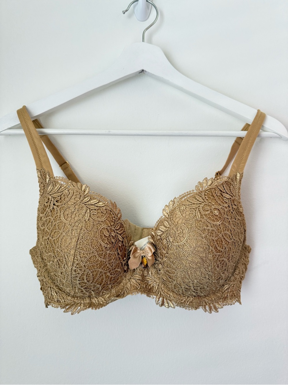 Soma Full Coverage Lace Bra Gold 34C